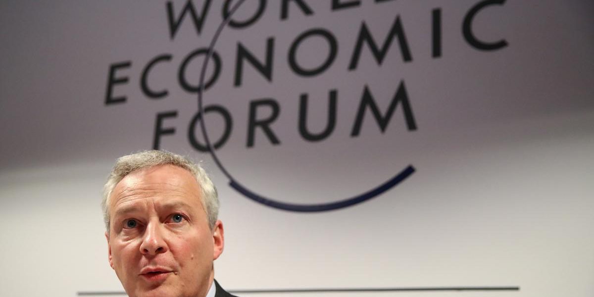 France uses Davos to pursue global 'digital tax' goal -