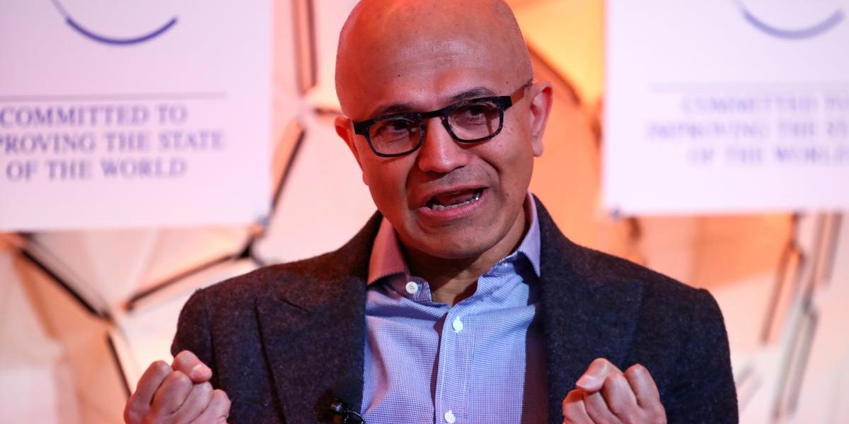 In Mumbai, Microsoft boss Nadella trumpets cloud tie-up with India's