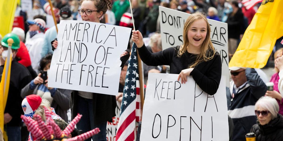 Facebook removes anti-quarantine protest events in some U.S. states -