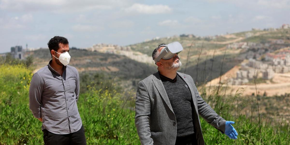 Palestinians look to a digital future to connect with their